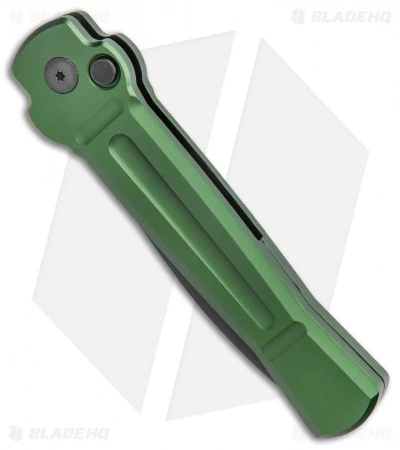 AKC X-treme Ace Automatic Knife Green (3.6" Black Two Tone) 2 AKC X-treme Ace Automatic Knife Green (3.6" Black Two Tone) - Image 2