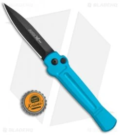 AKC X-treme Ace Automatic Knife Light Blue (3.6" Black) 7 AKC X-treme Ace Automatic Knife Light Blue (3.6" Black) -Akc Sales Store AKC X treme Ace Auto Light Blue Black ACE LBLB BHQ 115396 jr bottlecap