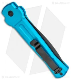 AKC X-treme Ace Automatic Knife Light Blue (3.6" Black) 6 AKC X-treme Ace Automatic Knife Light Blue (3.6" Black) -Akc Sales Store AKC X treme Ace Auto Light Blue Black ACE LBLB BHQ 115396 jr side