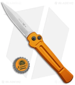 AKC X-treme Ace Automatic Knife Orange (3.6" Satin) -Akc Sales Store AKC X treme Ace Auto Orange Satin BHQ 136149 jr bottlecap