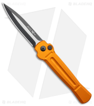 AKC X-treme Ace Automatic Knife Orange Aluminum (3.6" Two Tone) 1 AKC X-treme Ace Automatic Knife Orange Aluminum (3.6" Two Tone)