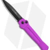 AKC X-treme Ace Automatic Knife Purple (3.6" Black)