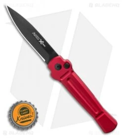 AKC X-treme Ace Automatic Knife Red (3.6" Black) 7 AKC X-treme Ace Automatic Knife Red (3.6" Black) -Akc Sales Store AKC X treme Ace Automatic Knife Red 3.6 Black BHQ 123056 LS Bottlecap