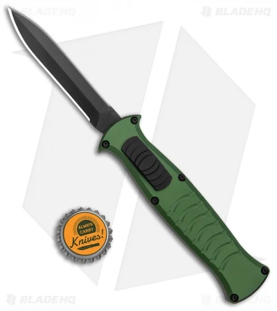 AKC X-treme EVO OTF Automatic Dagger Knife Green (3.5" Black) 4 AKC X-treme EVO OTF Automatic Dagger Knife Green (3.5" Black) - Image 4