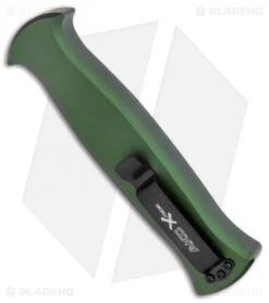 AKC X-treme EVO OTF Automatic Dagger Knife Green (3.5" Black) 6 AKC X-treme EVO OTF Automatic Dagger Knife Green (3.5" Black) -Akc Sales Store AKC X treme EVO OTF Auto Dagger Green Black GX 37364 jr side