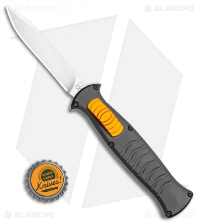 AKC X-treme EVO OTF Automatic Knife Black / Orange Slide (3.5" Satin) 4 AKC X-treme EVO OTF Automatic Knife Black / Orange Slide (3.5" Satin) - Image 4