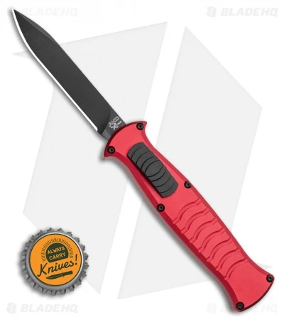 AKC X-treme EVO OTF Automatic Knife Red (3.5" Black) 4 AKC X-treme EVO OTF Automatic Knife Red (3.5" Black) - Image 4