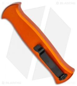 AKC X-treme EVO OTF Automatic Knife Orange (3.5" Black) -Akc Sales Store AKC X treme Evo Auto Orange Black BHQ 105416 jr side