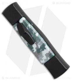 AKC Minion Concord OTF Automatic Knife Arctic Camo (2.3" Black Flat Grind) -Akc Sales Store AKC minion concord arctic camo black flat BHQ 19003 er side
