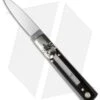 AKC Classic 6" Lever Lock Automatic Italian Knife Dark Horn (2.5" Polish) F17