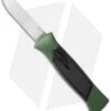 AKC 777 Blackfinger OTF Automatic Knife Green/Black (3.375" Satin Flat)