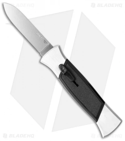 AKC 777 Blackfinger OTF Automatic Knife White/Black (3.375" Satin Flat) 1 AKC 777 Blackfinger OTF Automatic Knife White/Black (3.375" Satin Flat)