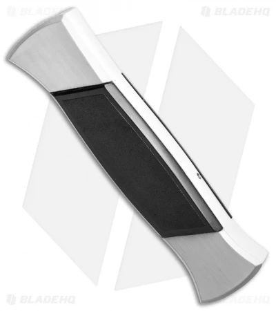 AKC 777 Blackfinger OTF Automatic Knife White/Black (3.375" Satin Flat) 2 AKC 777 Blackfinger OTF Automatic Knife White/Black (3.375" Satin Flat) - Image 2