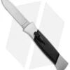 AKC 777 Blackfinger OTF Automatic Knife Brushed Aluminum (3.375" Satin Flat)
