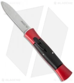 AKC Concord OTF Automatic Knife Red/Black (2.75" Satin Flat)