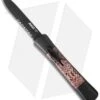 AKC Concord OTF Automatic Knife Snakeskin (3.25" Black Serr)
