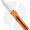 AKC F-20 D/A Dagger OTF Automatic Knife Orange Aluminum (3.6" Satin)
