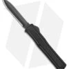 AKC F-20 Dagger D/A OTF Automatic Knife Black Aluminum (3.6" Black)