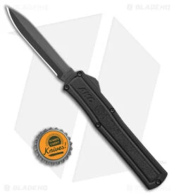 AKC F-20 Dagger D/A OTF Automatic Knife Black Aluminum (3.6" Black) -Akc Sales Store akc f 20 da otf auto black aluminum black dagger BHQ 177898 jr bottlecap