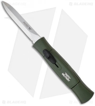 AKC Concord Dagger OTF Automatic Knife NATO Military Green (3.25" Satin) 1 AKC Concord Dagger OTF Automatic Knife NATO Military Green (3.25" Satin)