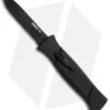 AKC 777 Blackfinger OTF Automatic Knife Black (3.375" Black Flat)